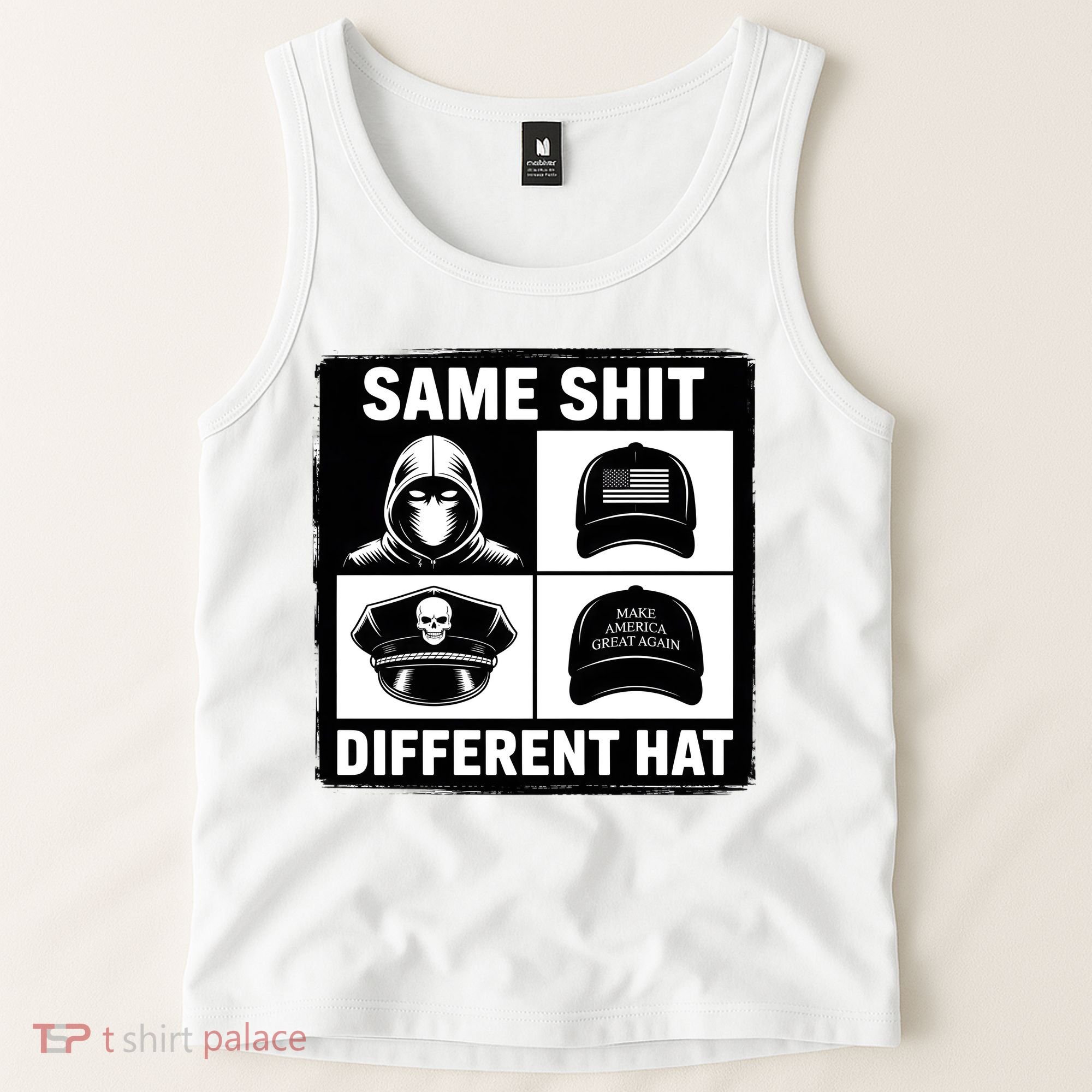 Same ShJt Different Hat Funny Tank Top