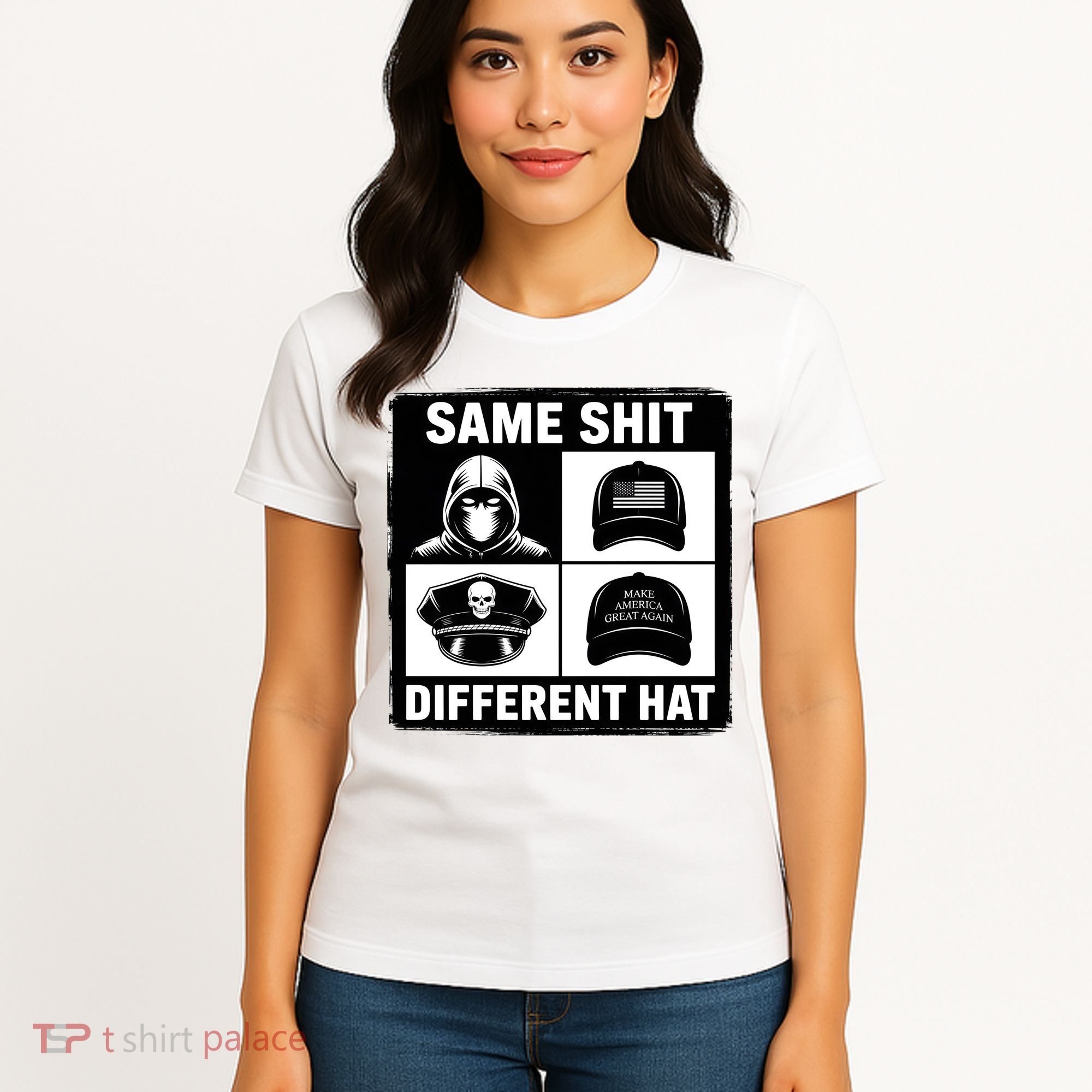 Same ShJt Different Hat Funny Women's T-Shirt