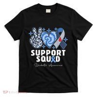 Support Squad Diabetes Awareness T1d Type 1 T-Shirt thumb 0