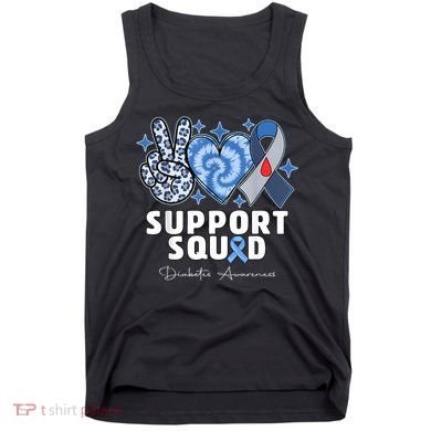 Support Squad Diabetes Awareness T1d Type 1 Tank Top