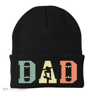  Skateboard Skater Dad Skating Skateboarding Fathers Day Beanie