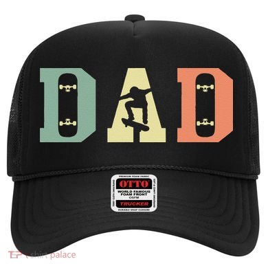  Skateboard Skater Dad Skating Skateboarding Fathers Day Hat