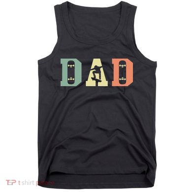  Skateboard Skater Dad Skating Skateboarding Fathers Day Tank Top