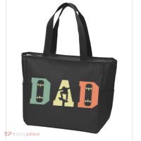  Skateboard Skater Dad Skating Skateboarding Fathers Day Tote Bag thumb 3