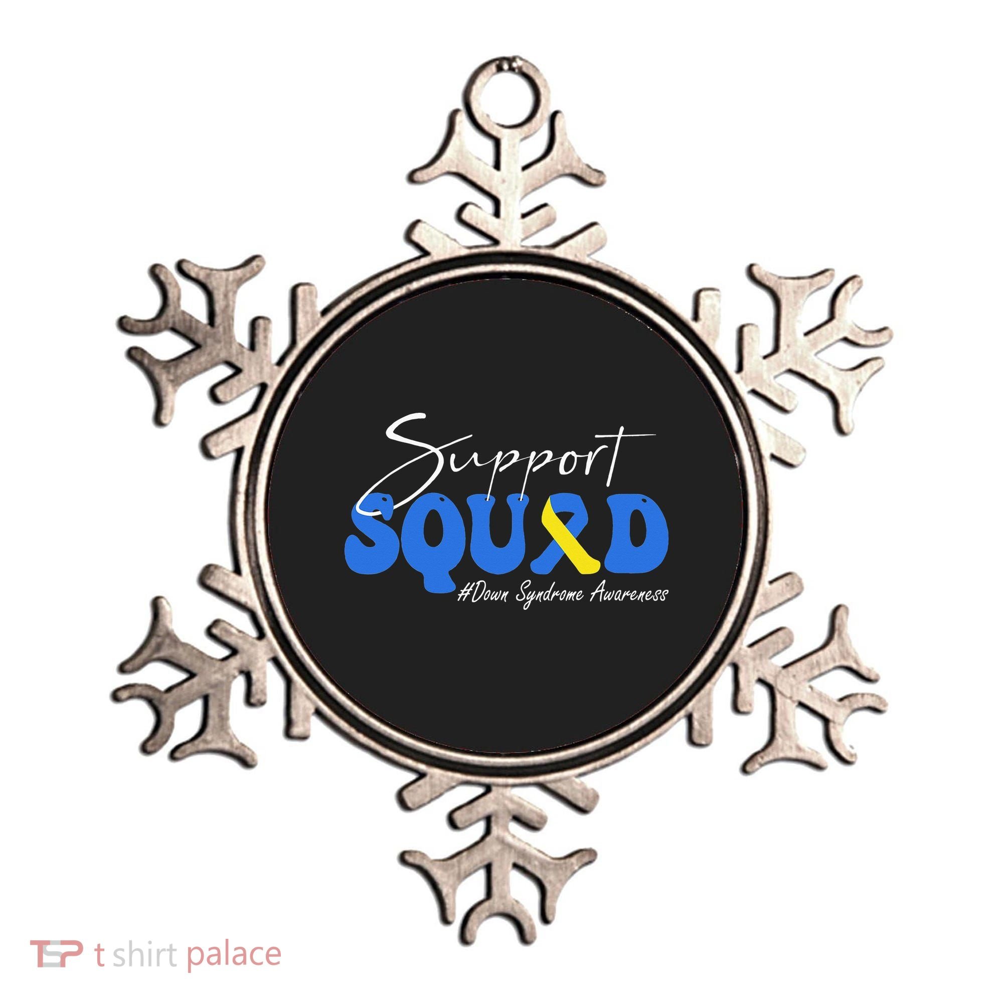 Support Squad Down Syndrome Awareness Ornament
