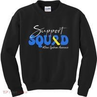 Support Squad Down Syndrome Awareness Kids Sweatshirt thumb 0