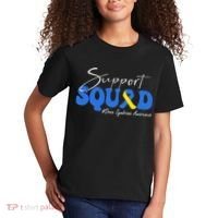 Support Squad Down Syndrome Awareness Kids T-Shirt thumb 2
