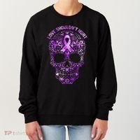 Sugar Skull Domestic Violence Awareness Women's Sweatshirt thumb 0