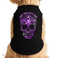 Sugar Skull Domestic Violence Awareness Doggie Tank thumb 0