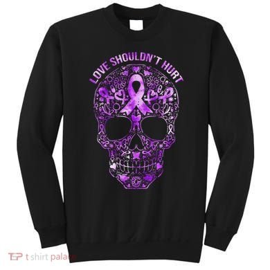 Sugar Skull Domestic Violence Awareness Sweatshirt