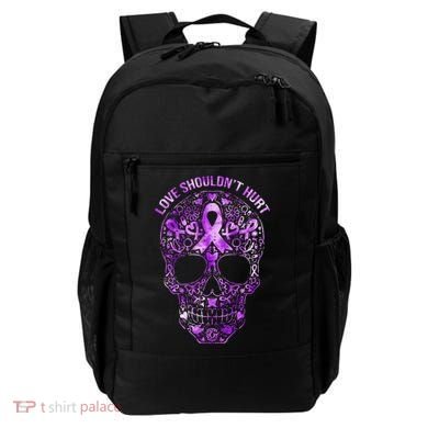 Sugar Skull Domestic Violence Awareness Backpack