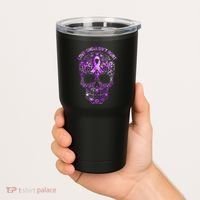Sugar Skull Domestic Violence Awareness Tumbler thumb 2