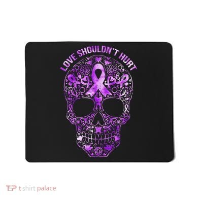Sugar Skull Domestic Violence Awareness Mousepad