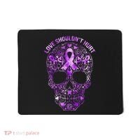 Sugar Skull Domestic Violence Awareness Mousepad thumb 0