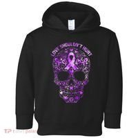 Sugar Skull Domestic Violence Awareness Toddler Hoodie thumb 0