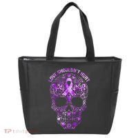 Sugar Skull Domestic Violence Awareness Tote Bag thumb 0