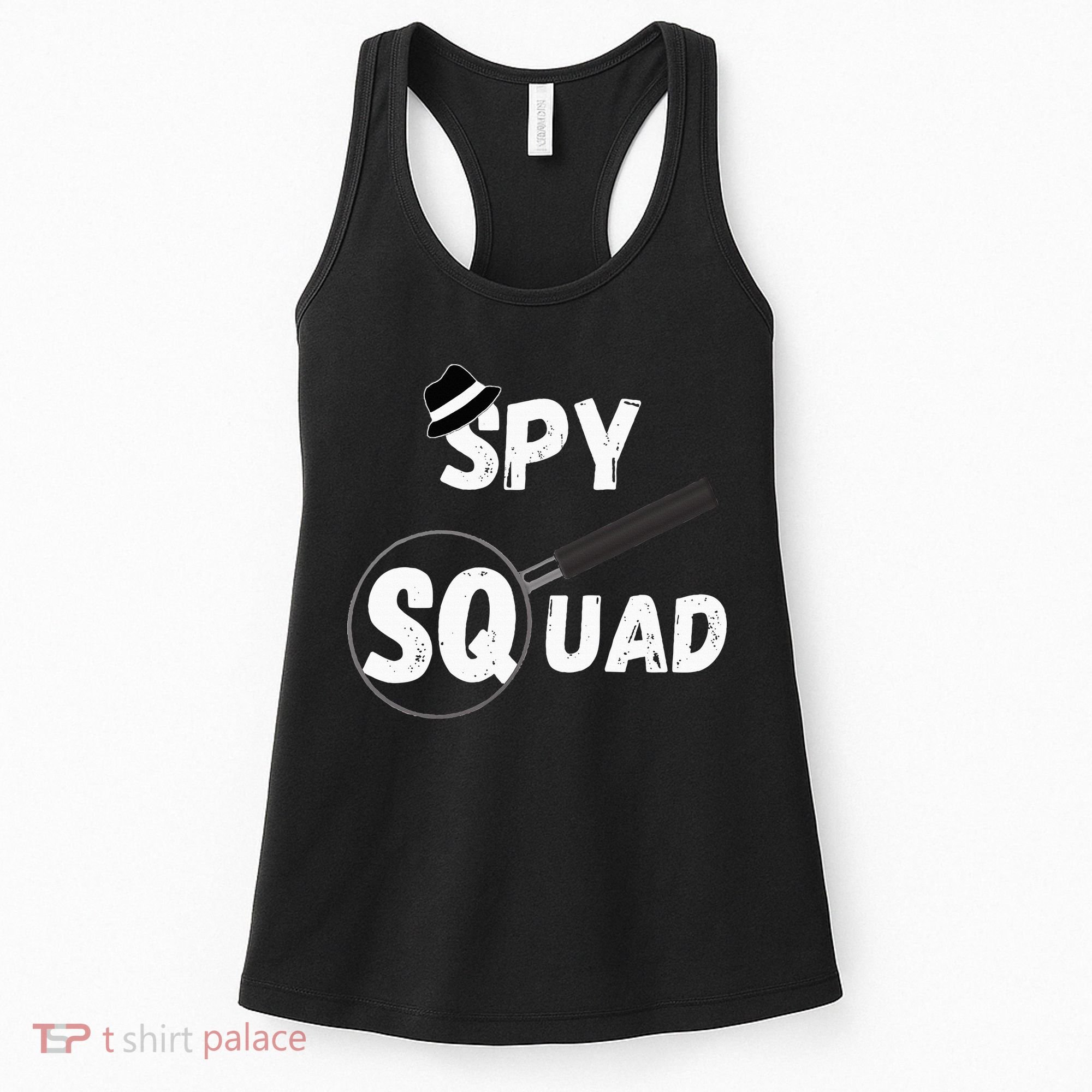 Spy Squad Detective Team Spying Crew Investigate Espionage Women's Tank Top