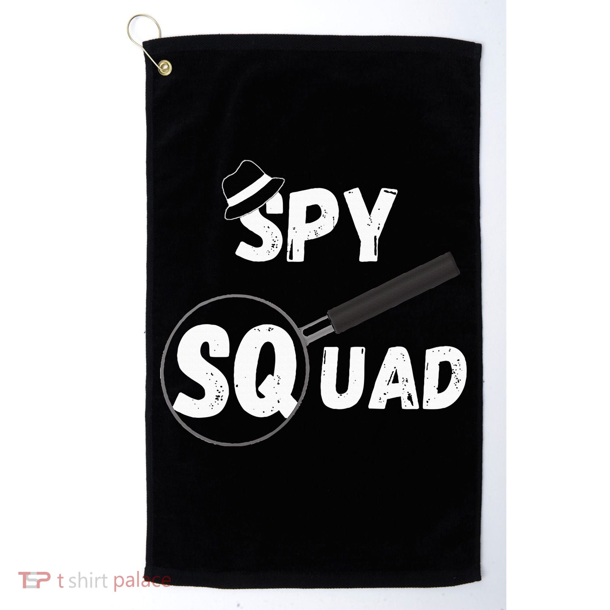 Spy Squad Detective Team Spying Crew Investigate Espionage Golf Towel