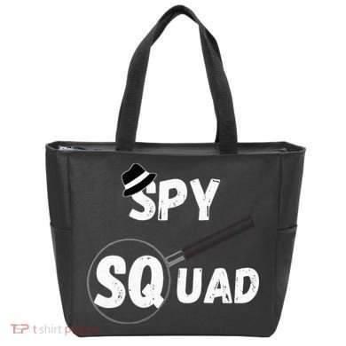 Spy Squad Detective Team Spying Crew Investigate Espionage Tote Bag