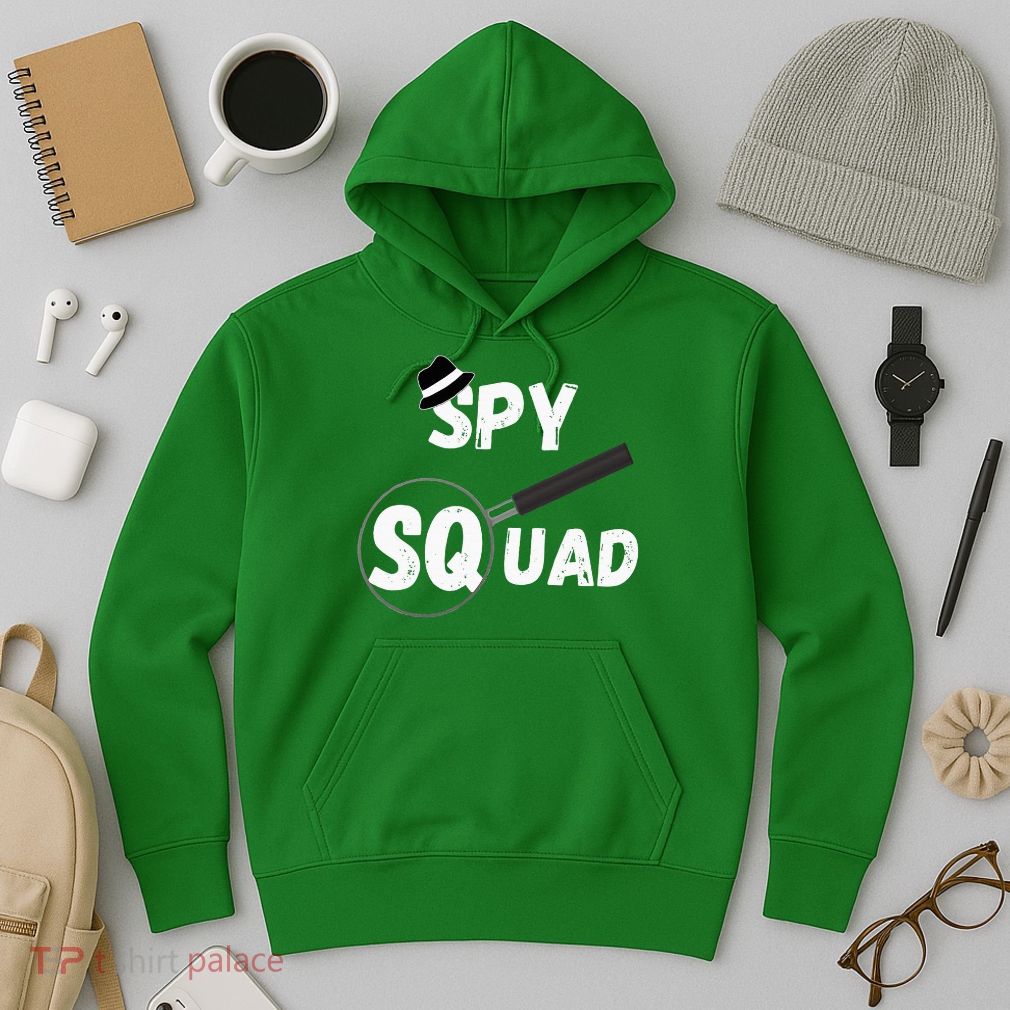 Spy Squad Detective Team Spying Crew Investigate Espionage Hoodie