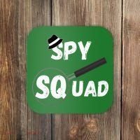 Spy Squad Detective Team Spying Crew Investigate Espionage Coaster thumb 0