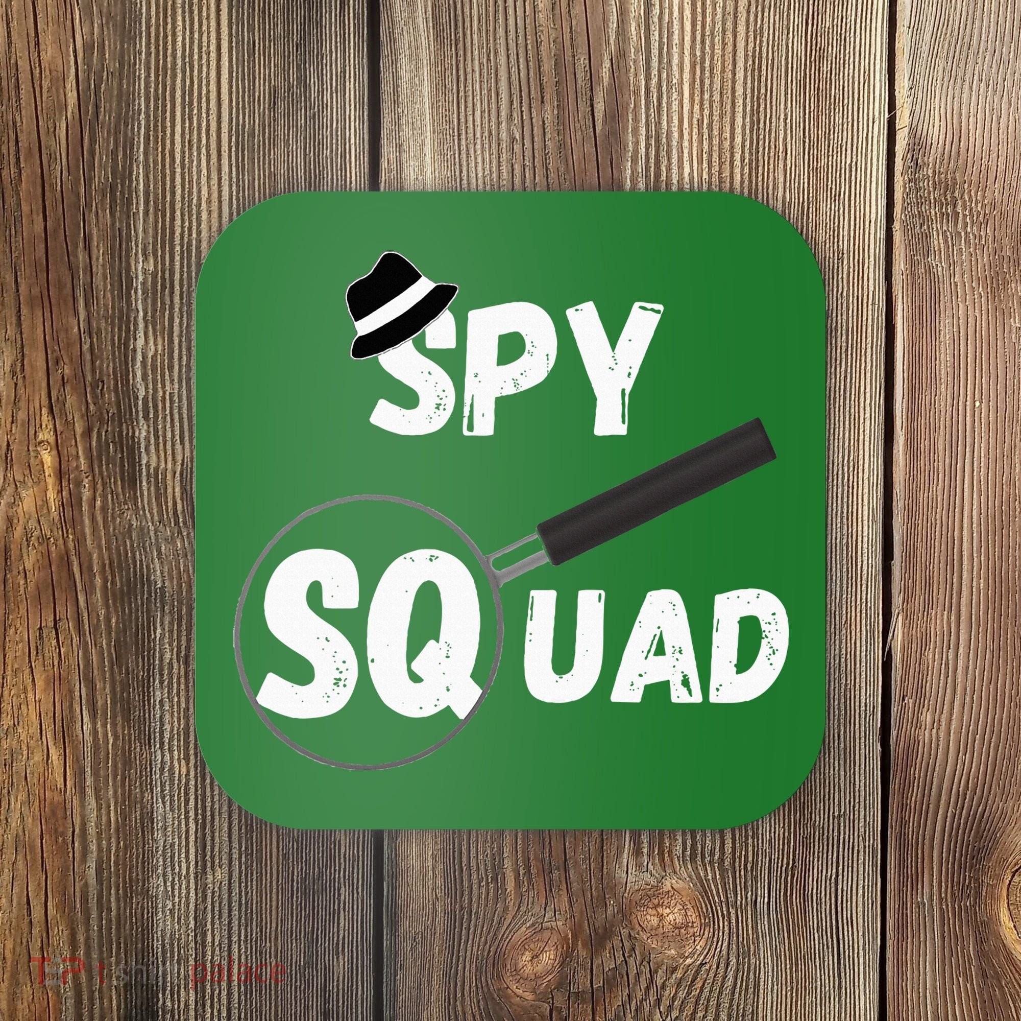 Spy Squad Detective Team Spying Crew Investigate Espionage Coaster