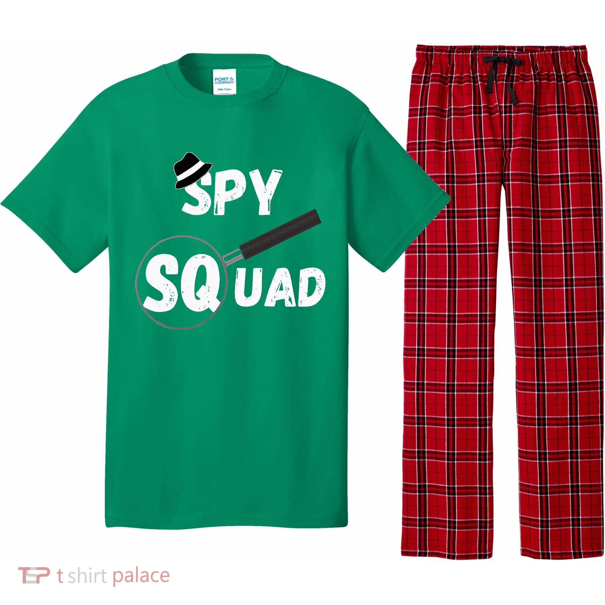 Spy Squad Detective Team Spying Crew Investigate Espionage Pajama Set