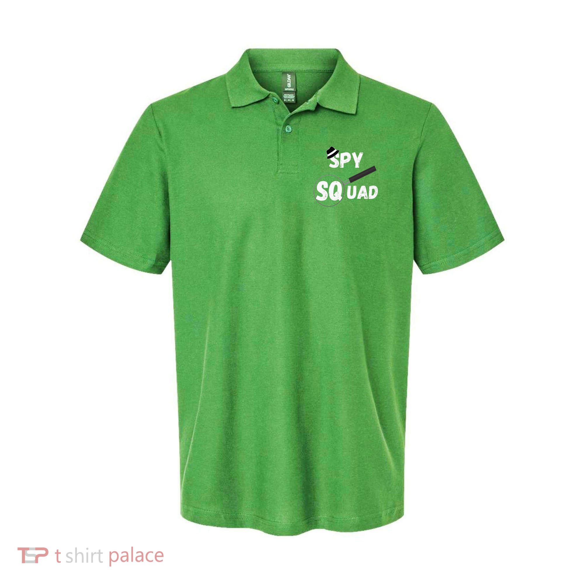 Spy Squad Detective Team Spying Crew Investigate Espionage Polo