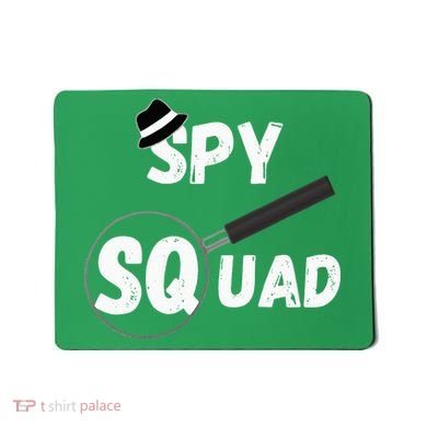 Spy Squad Detective Team Spying Crew Investigate Espionage Mousepad