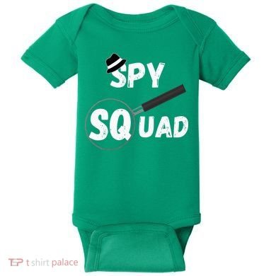 Spy Squad Detective Team Spying Crew Investigate Espionage Baby Bodysuit