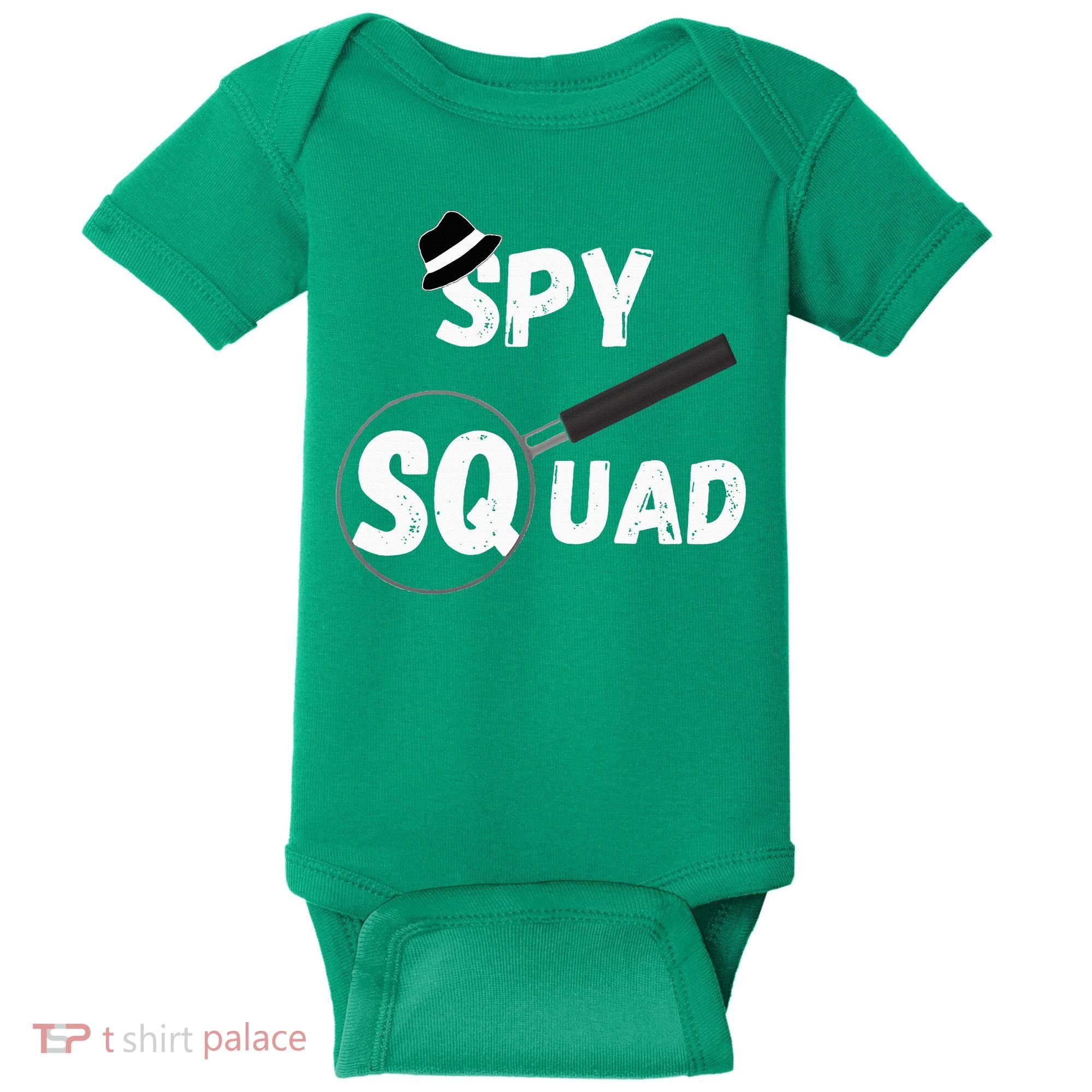 Spy Squad Detective Team Spying Crew Investigate Espionage Baby Bodysuit
