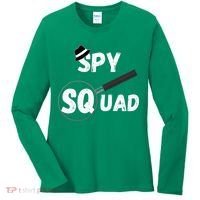 Spy Squad Detective Team Spying Crew Investigate Espionage Women's Long Sleeve Shirt thumb 0