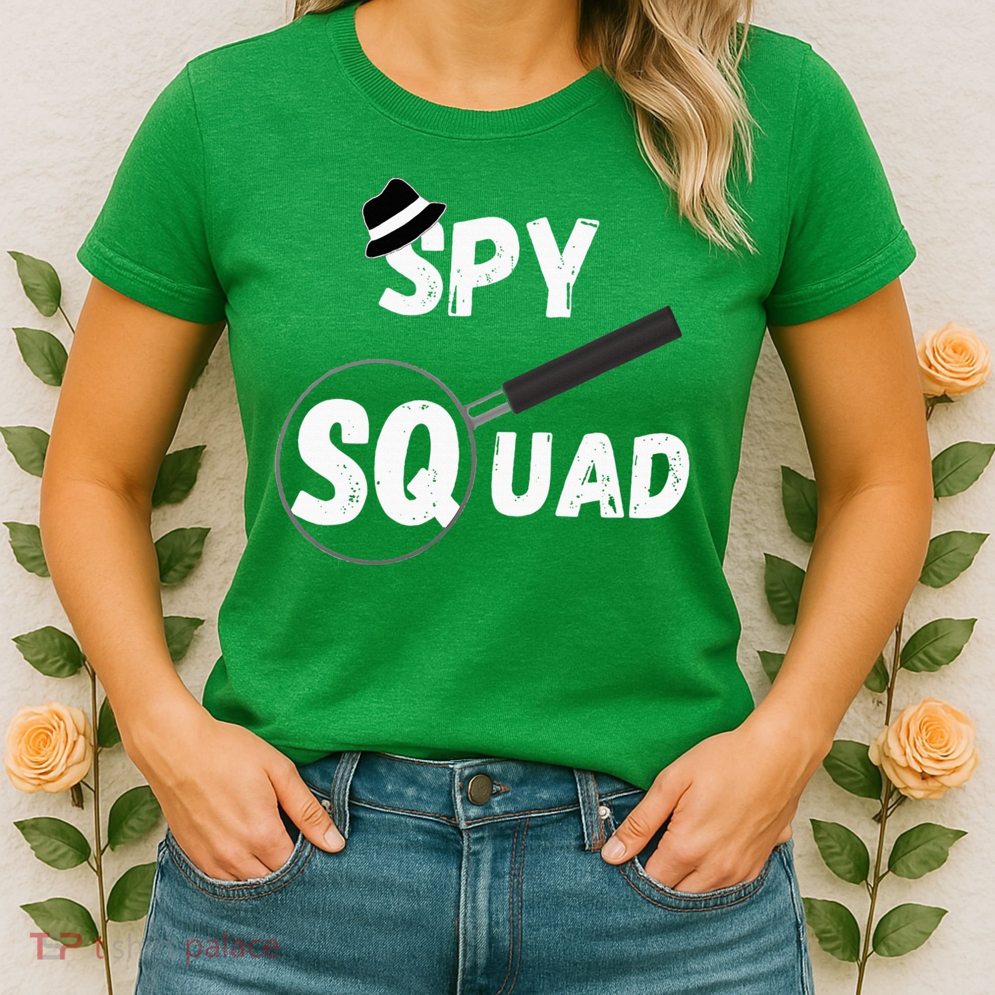 Spy Squad Detective Team Spying Crew Investigate Espionage Women's T-Shirt