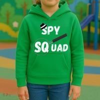 Spy Squad Detective Team Spying Crew Investigate Espionage Kids Hoodie thumb 3