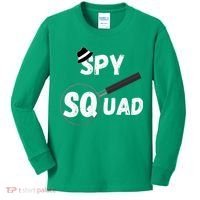 Spy Squad Detective Team Spying Crew Investigate Espionage Kids Long Sleeve Shirt thumb 0