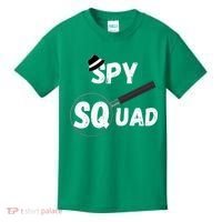 Spy Squad Detective Team Spying Crew Investigate Espionage Kids T-Shirt thumb 0