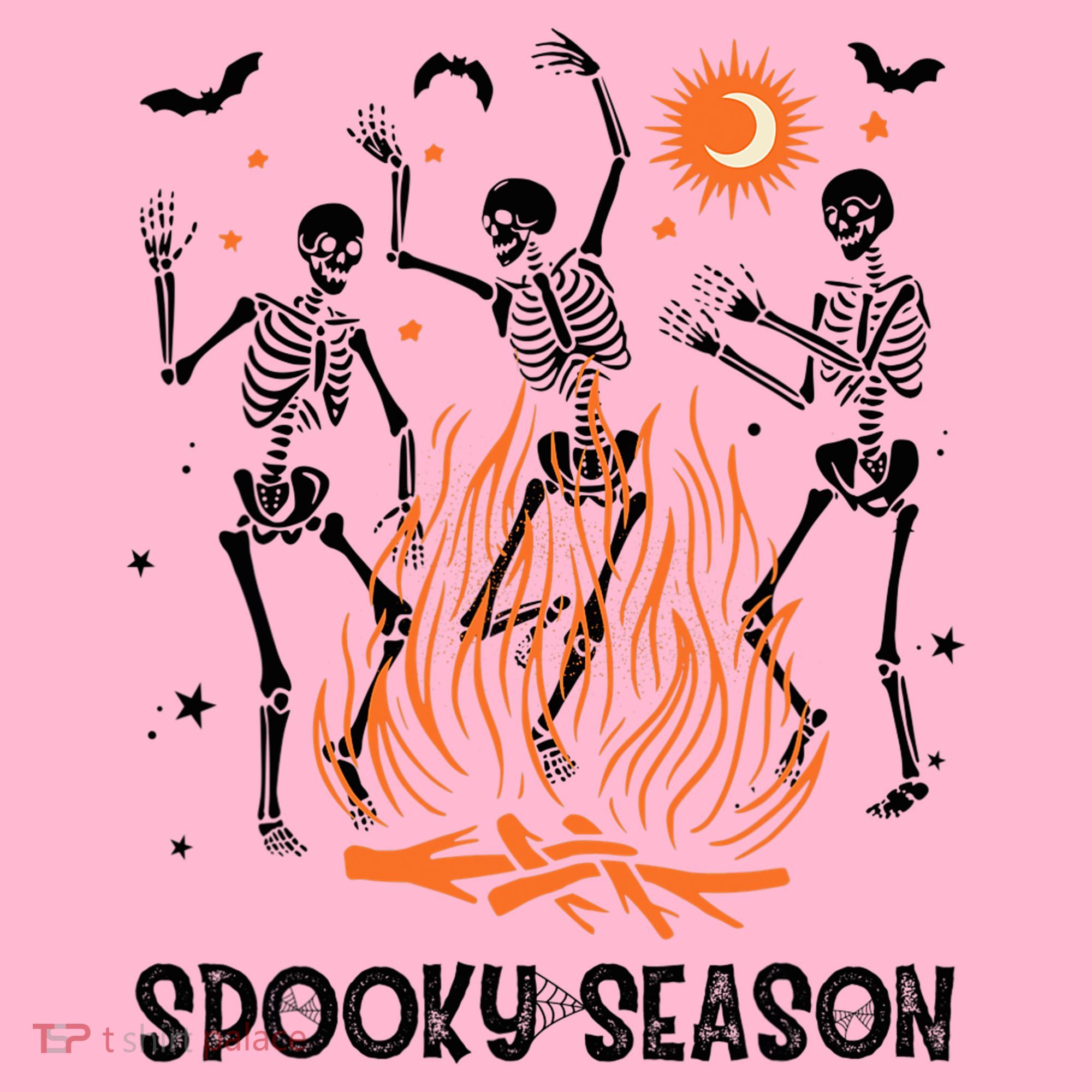 Spooky Season Dancing Skeleton Halloween Costume Funny Cute Coaster