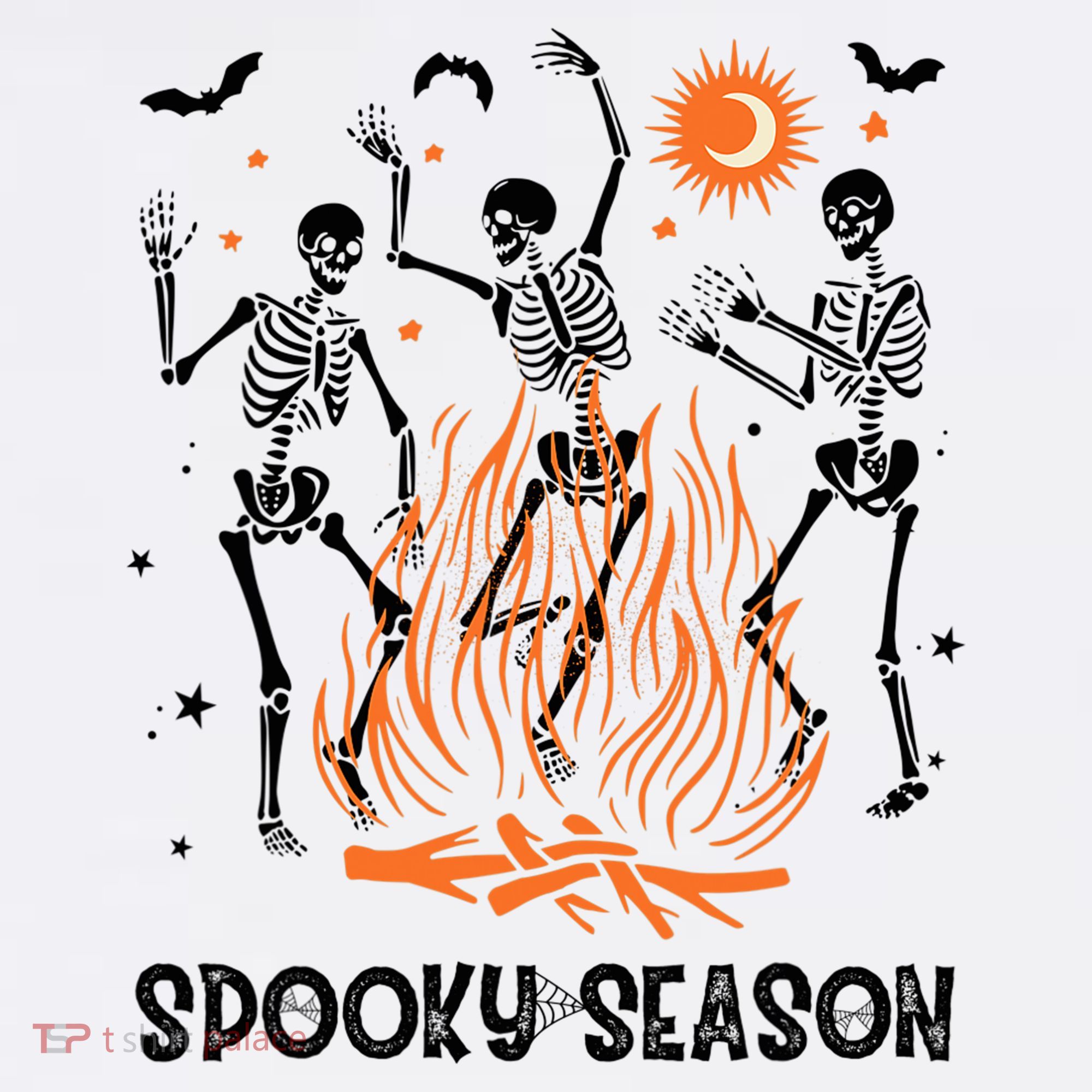 Spooky Season Dancing Skeleton Halloween Costume Funny Cute Women's Tank Top