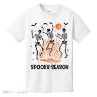 Spooky Season Dancing Skeleton Halloween Costume Funny Cute Kids T-Shirt thumb 0