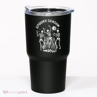 Spooky Season Dancing Skeleton Halloween Costume Tumbler thumb 0