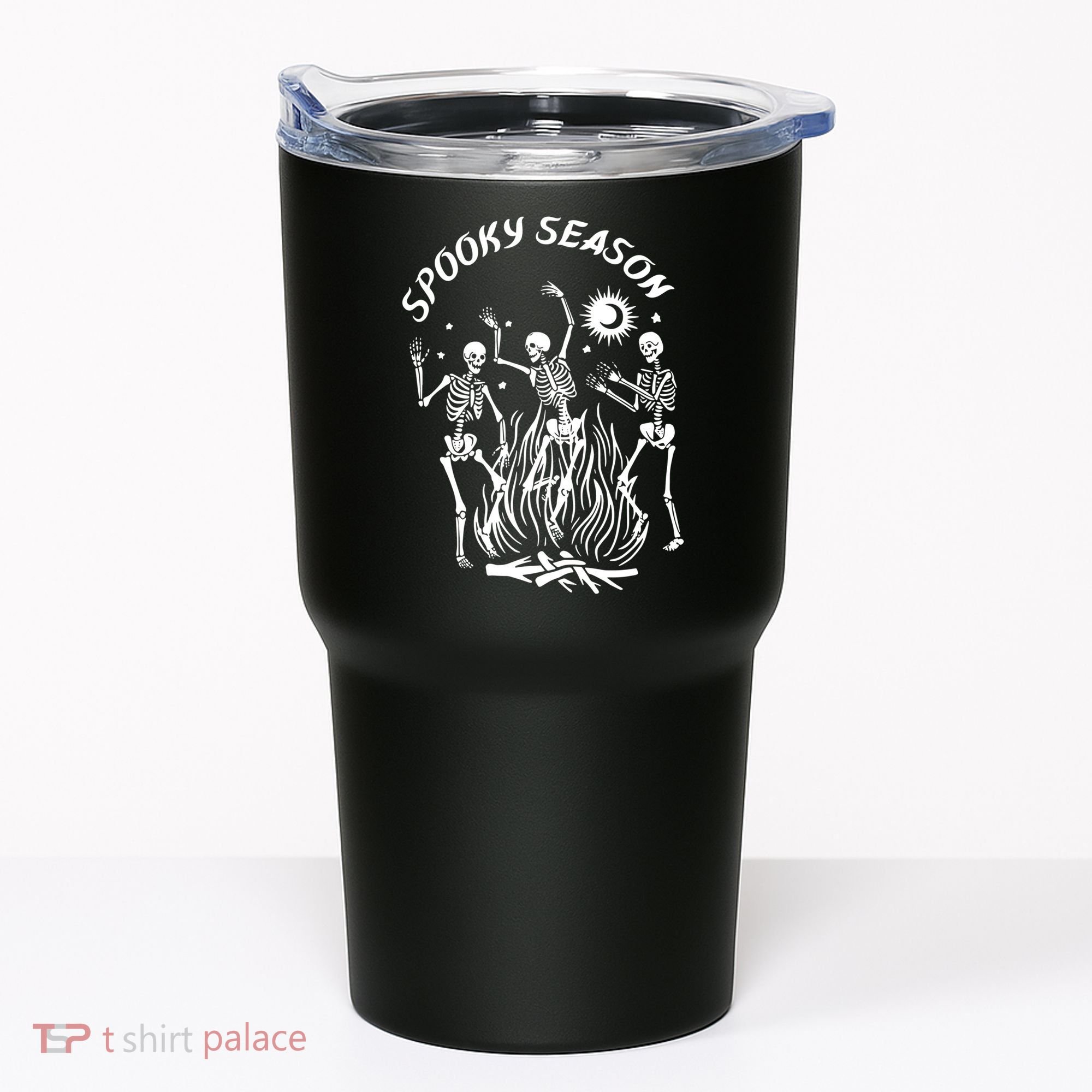 Spooky Season Dancing Skeleton Halloween Costume Tumbler