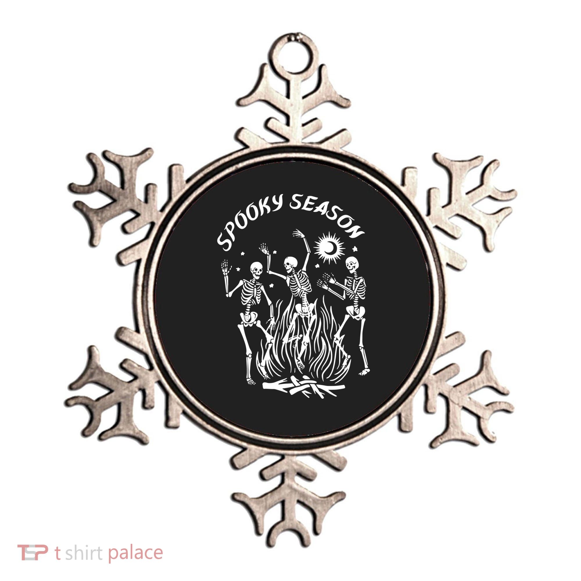 Spooky Season Dancing Skeleton Halloween Costume Ornament