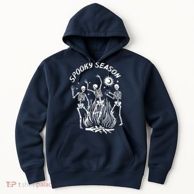 Spooky Season Dancing Skeleton Halloween Costume Hoodie