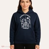 Spooky Season Dancing Skeleton Halloween Costume Hoodie thumb 5