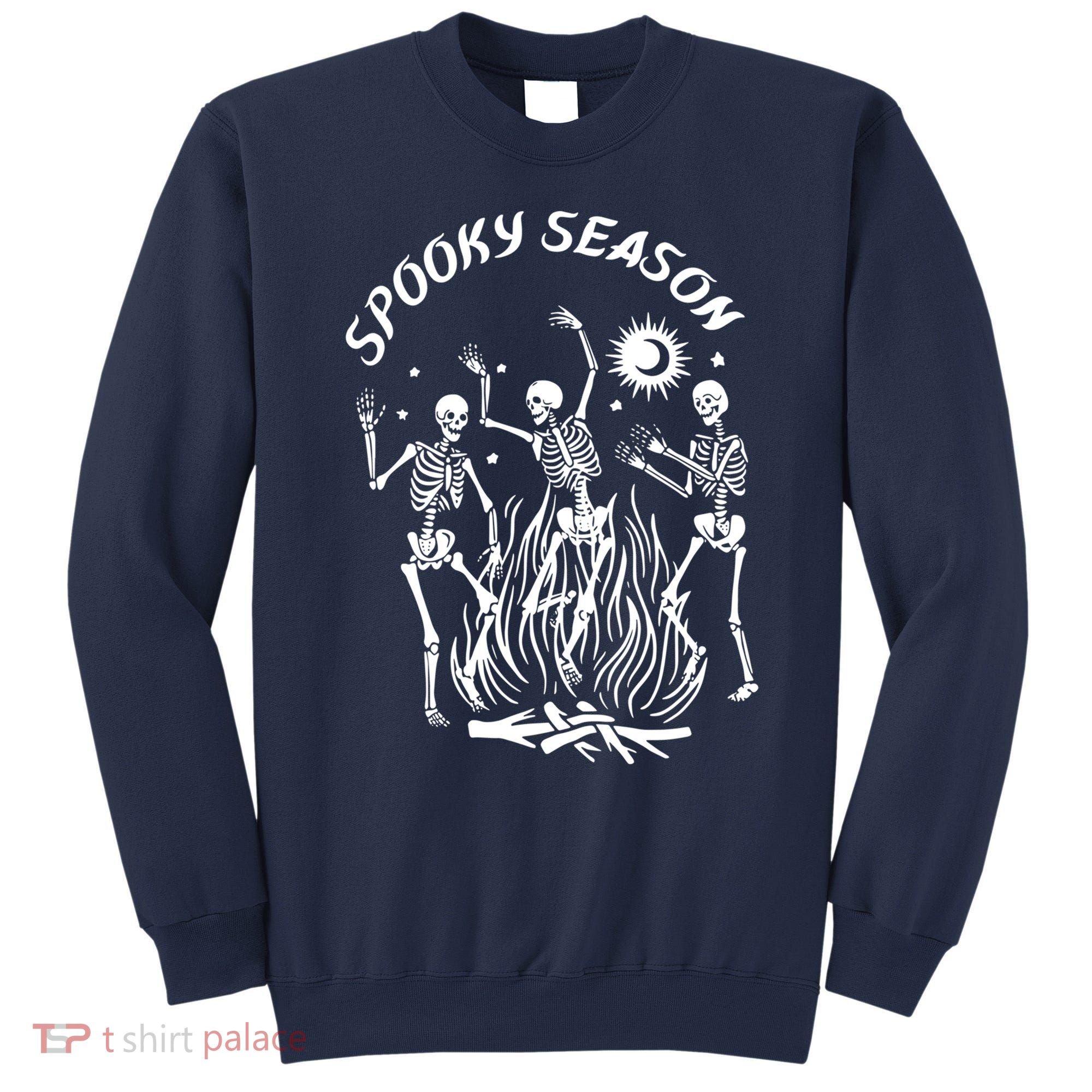 Spooky Season Dancing Skeleton Halloween Costume Sweatshirt