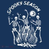 Spooky Season Dancing Skeleton Halloween Costume Sweatshirt thumb 3