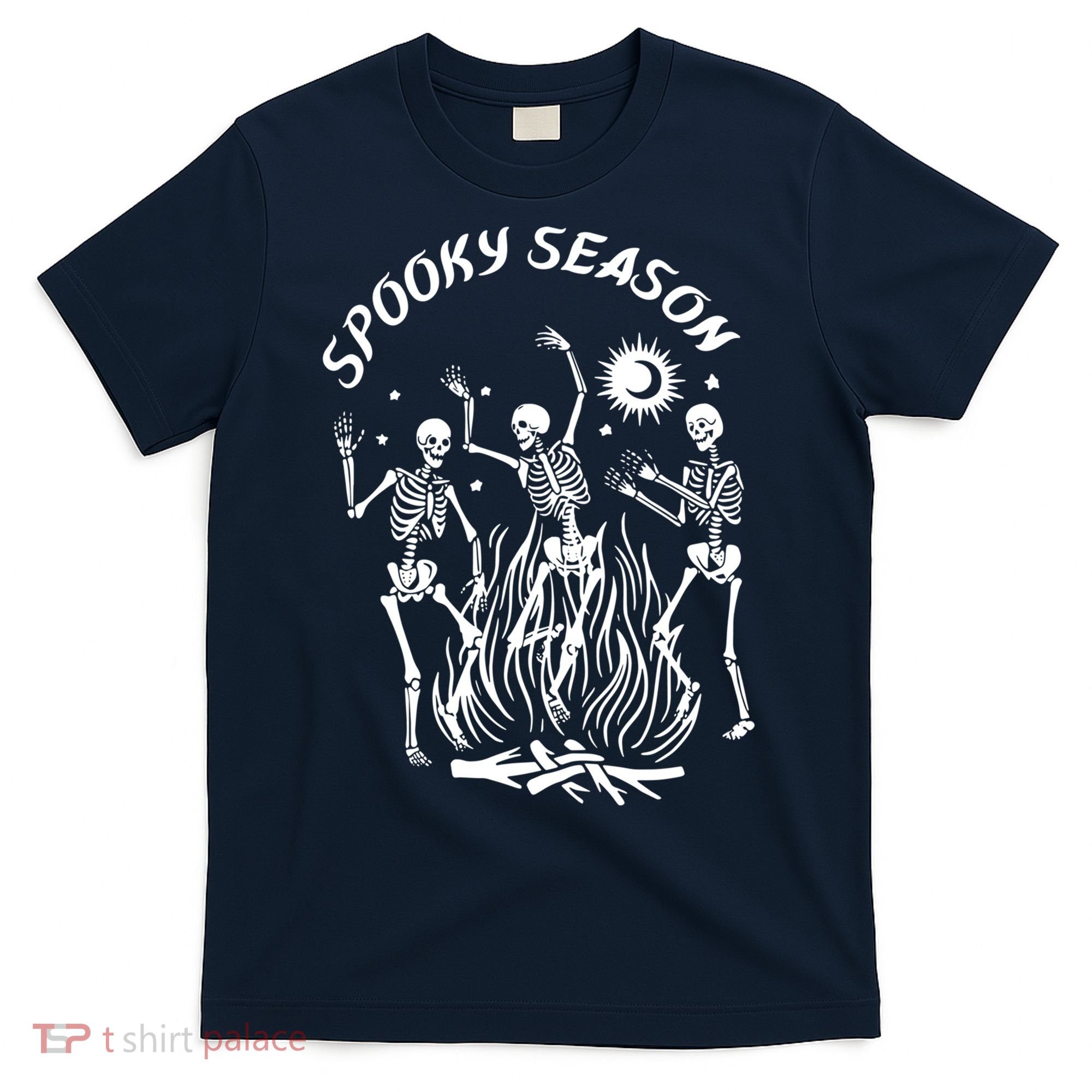 Spooky Season Dancing Skeleton Halloween Costume T-Shirt