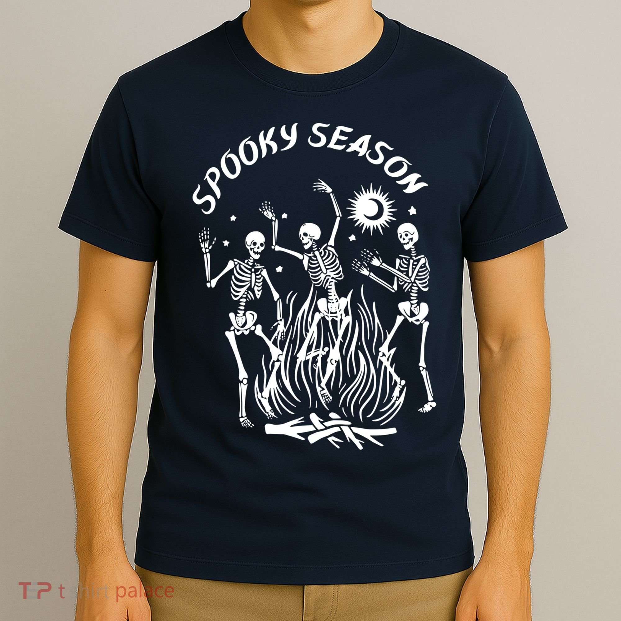 Spooky Season Dancing Skeleton Halloween Costume T-Shirt