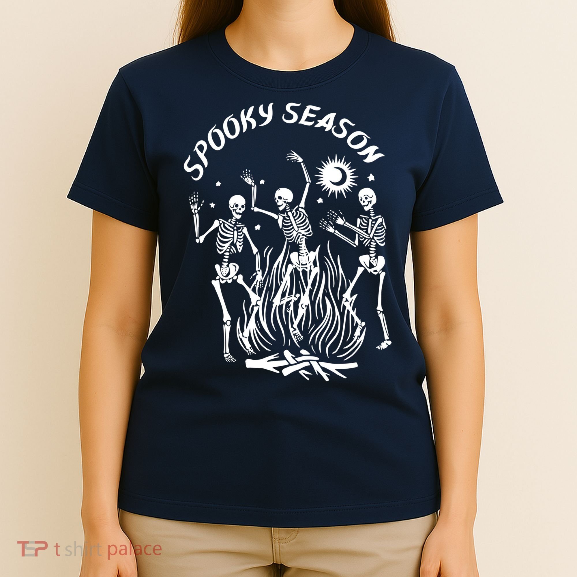 Spooky Season Dancing Skeleton Halloween Costume T-Shirt