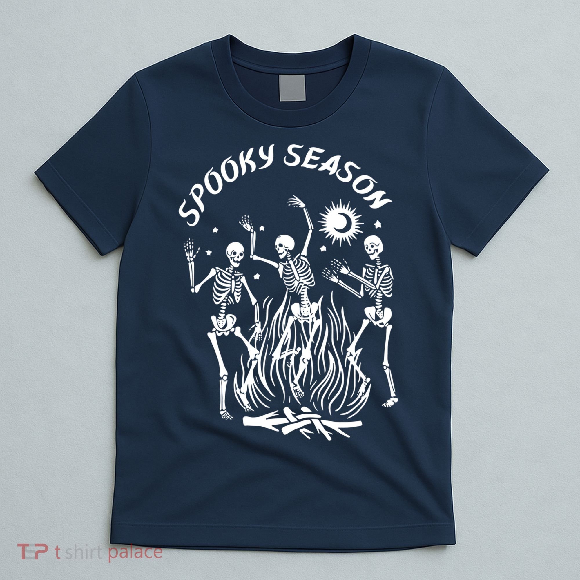 Spooky Season Dancing Skeleton Halloween Costume T-Shirt